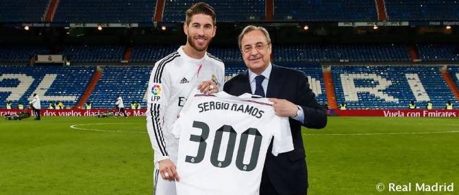 Real Madrid, Sergio Ramos nella storia: presenza numero 300