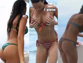 Isola dei Famosi, oops perizoma