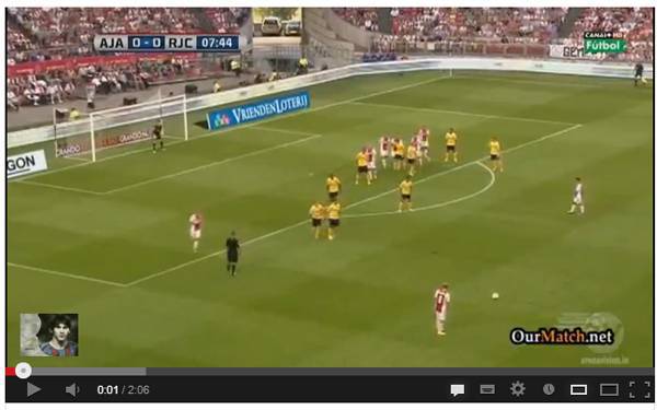Video - Ajax-Roda 3-0: grande gara di Eriksen in gol anche il talento ...