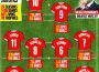 Foto – Ecco la best 11 del Manchester United allenato da Ferguson: 4-4-2 da capogiro