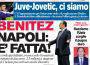 Corriere dello Sport: Benitez Napoli, è fatta Corriere dello Sport: Benitez Napoli, è fatta