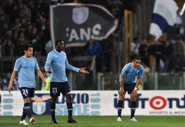 Lazio's Argentinian midfielder Cristian