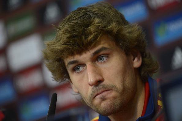 Spanish forward Fernando Llorente attend