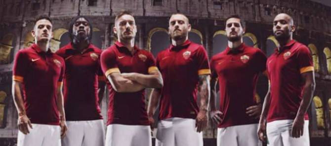 nuova maglia roma