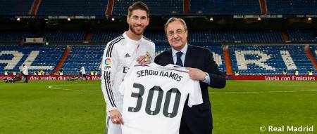 Sergio Ramos 300 [realmadrid.com]