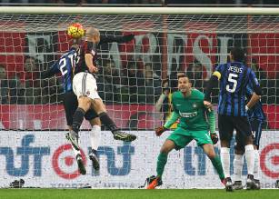 Il gol di Alex al 34' - Getty Images