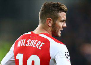 Jack Wilshere standing with his hands on his hips
