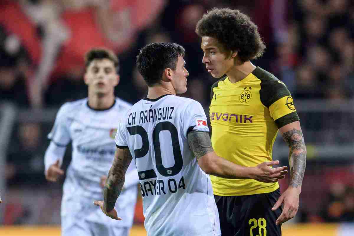 Aranguiz e Witsel Bayer Leverkusen Borussia Dortmund