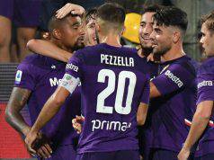 Fiorentina Esultanza Pezzella Boateng