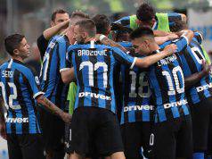 Inter esultanza Brozovic Sensi Lautaro