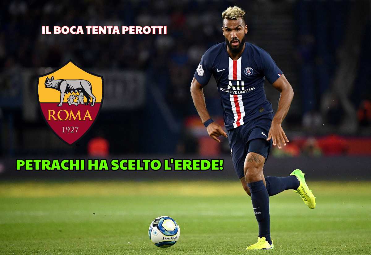 Roma, il Boca tenta Perotti: scelto Choupo-Moting