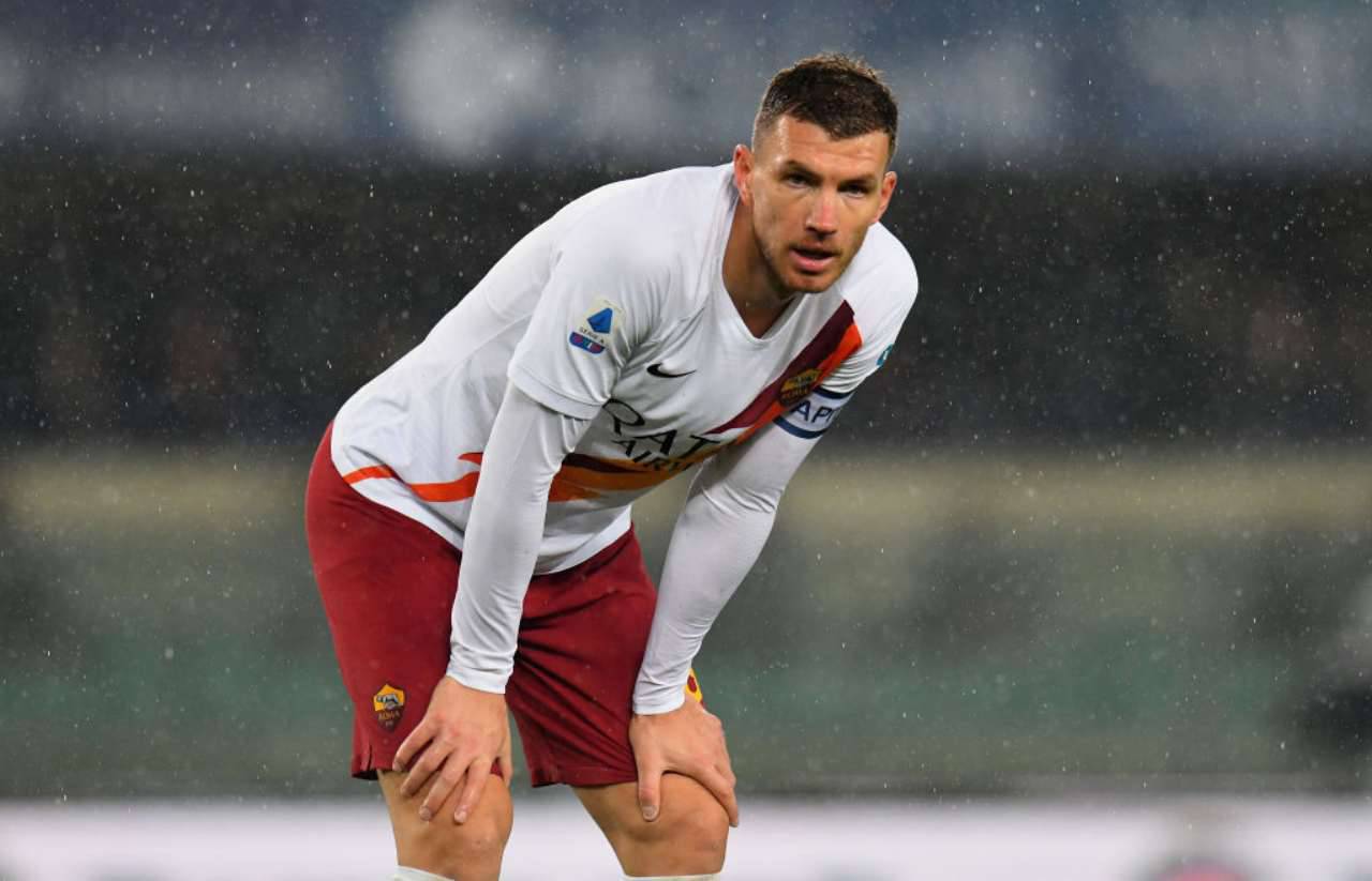 Inter-Roma, le condizioni di Edin Dzeko