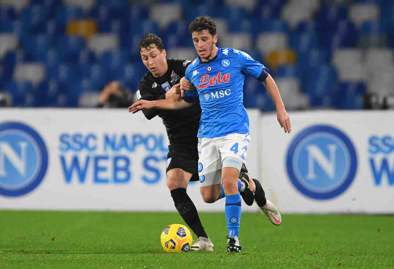 Napoli Demme infortunio ufficiale 