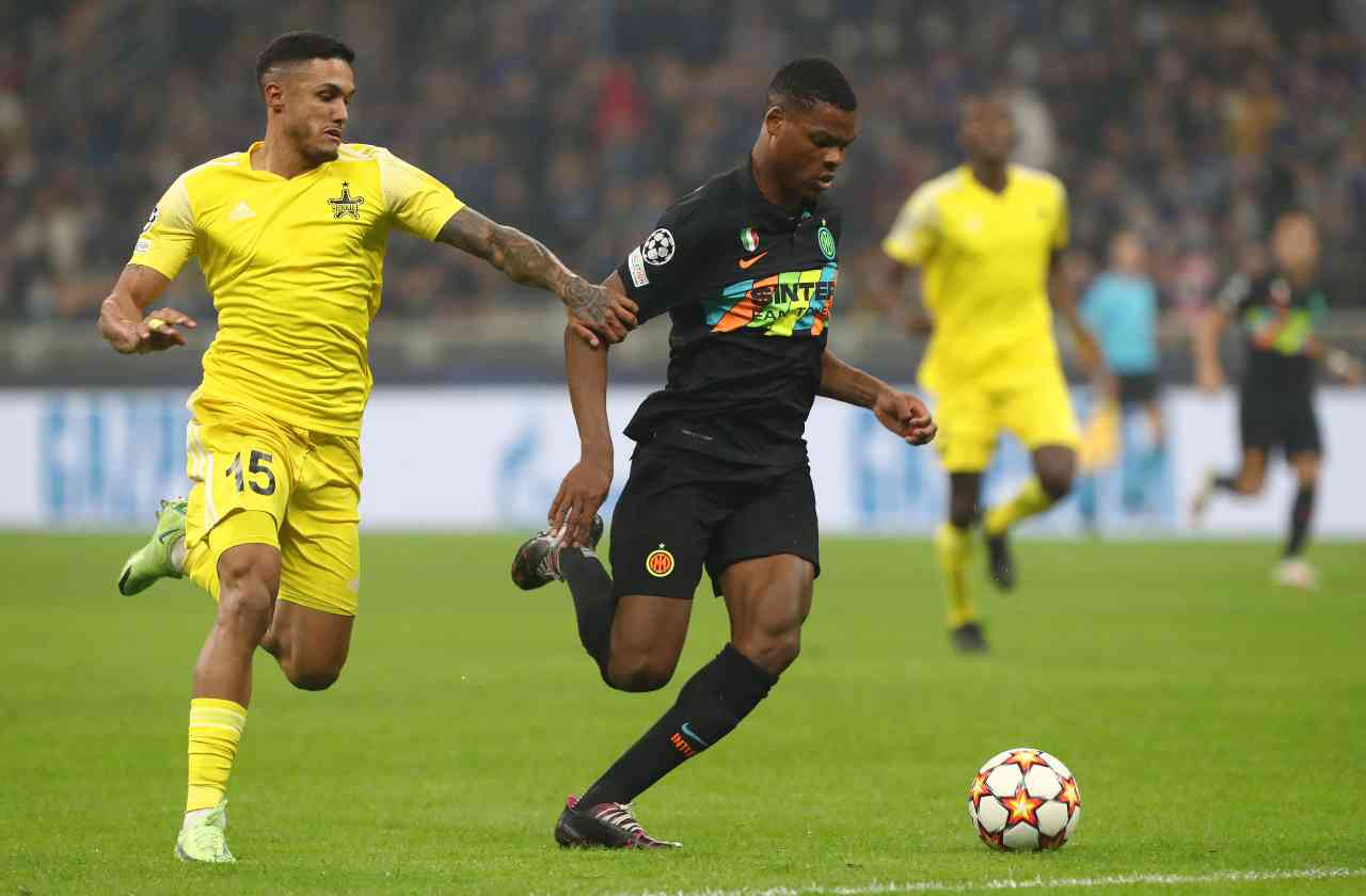 Inter Lazio Dumfries Lazzari