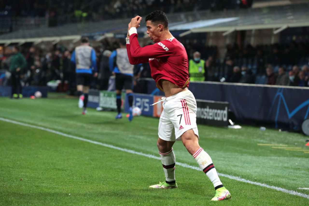 Atalanta-Manchester United, Ronaldo la riprende in extremis: finisce 2-2