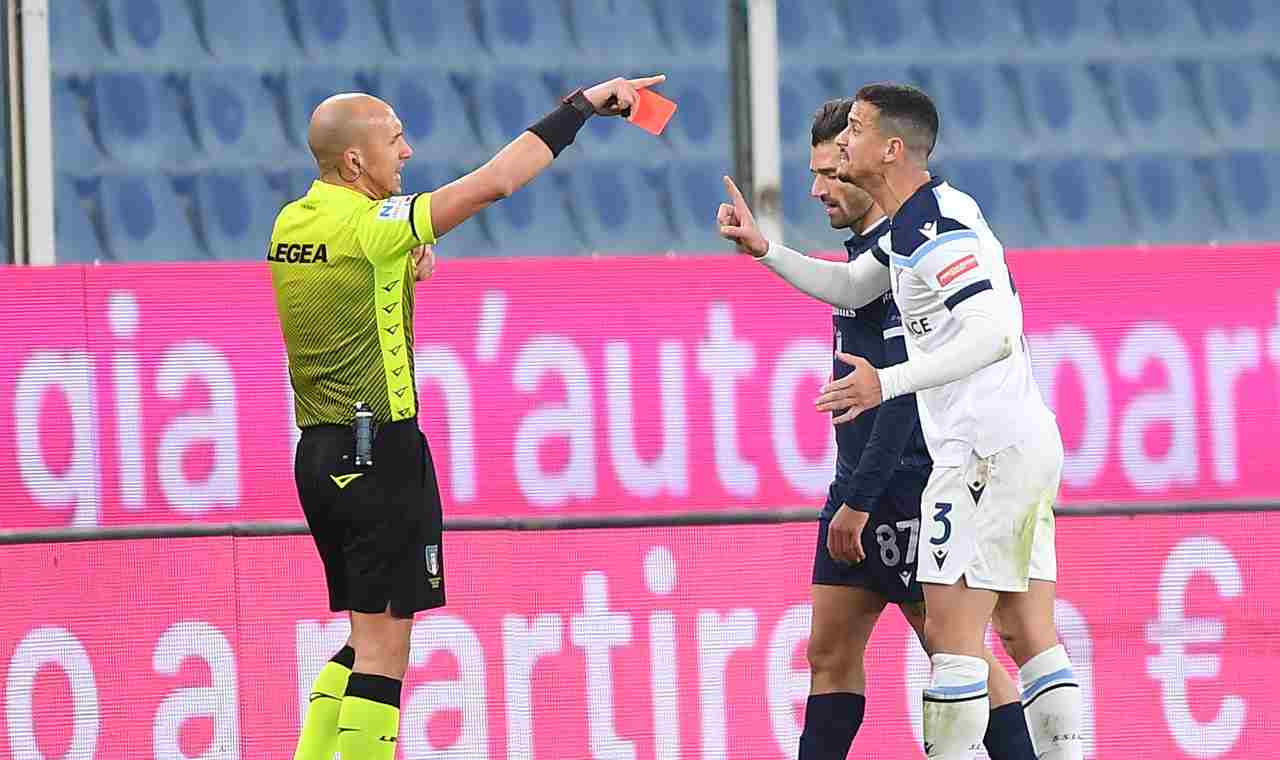 Sergej Milinkovic Savic espulsione