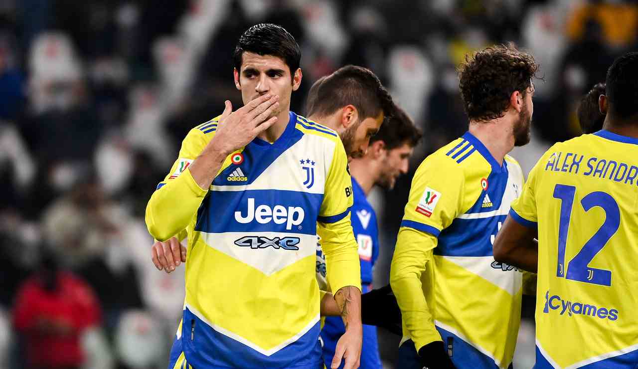 Alvaro Morata esultanza