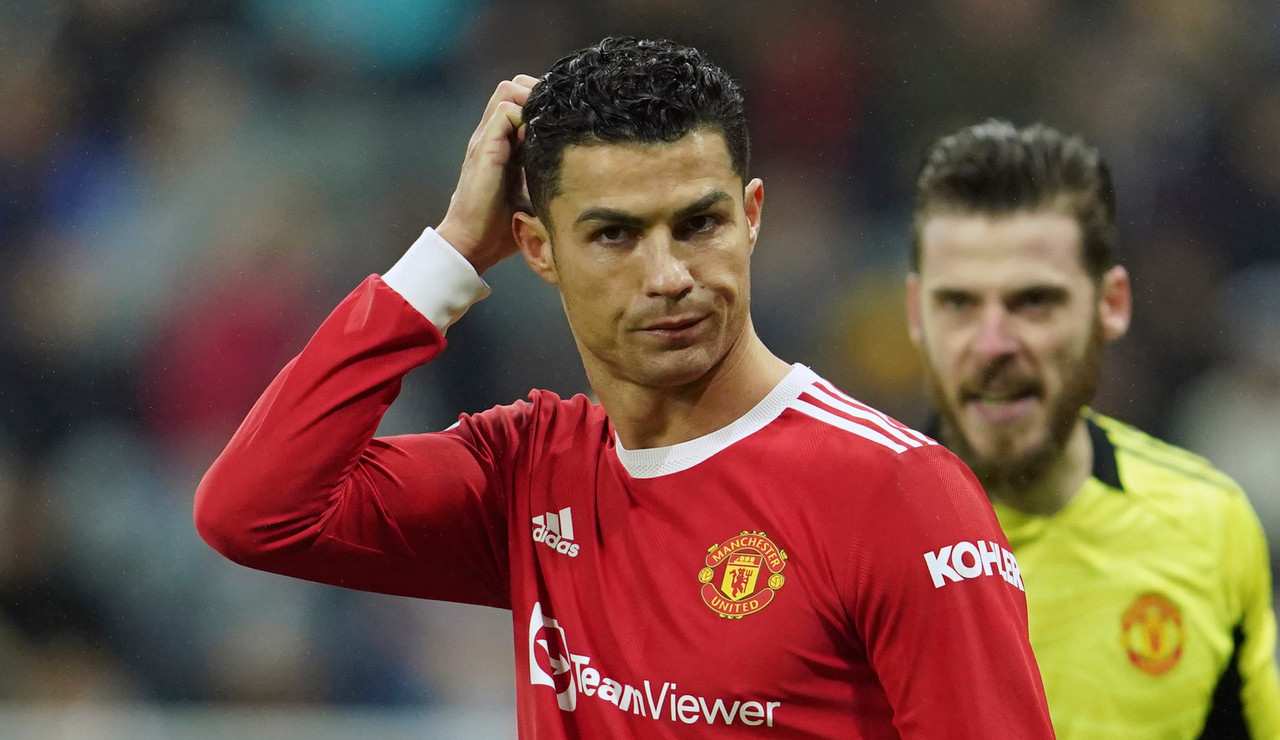 Cristiano Ronaldo perplesso
