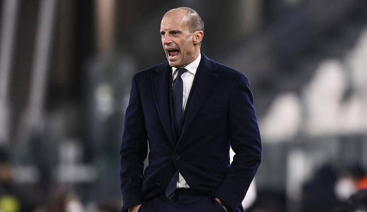Massimiliano Allegri urla
