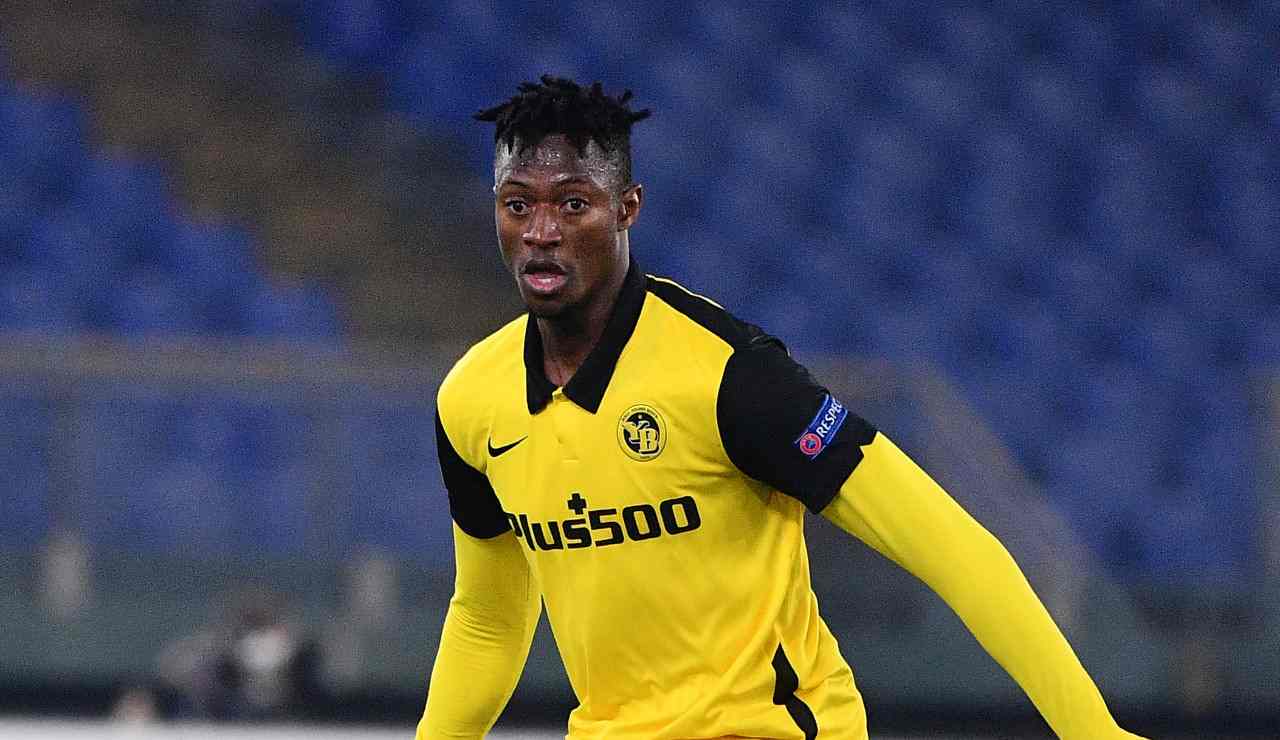 Mohamed Camara in una fase di gioco