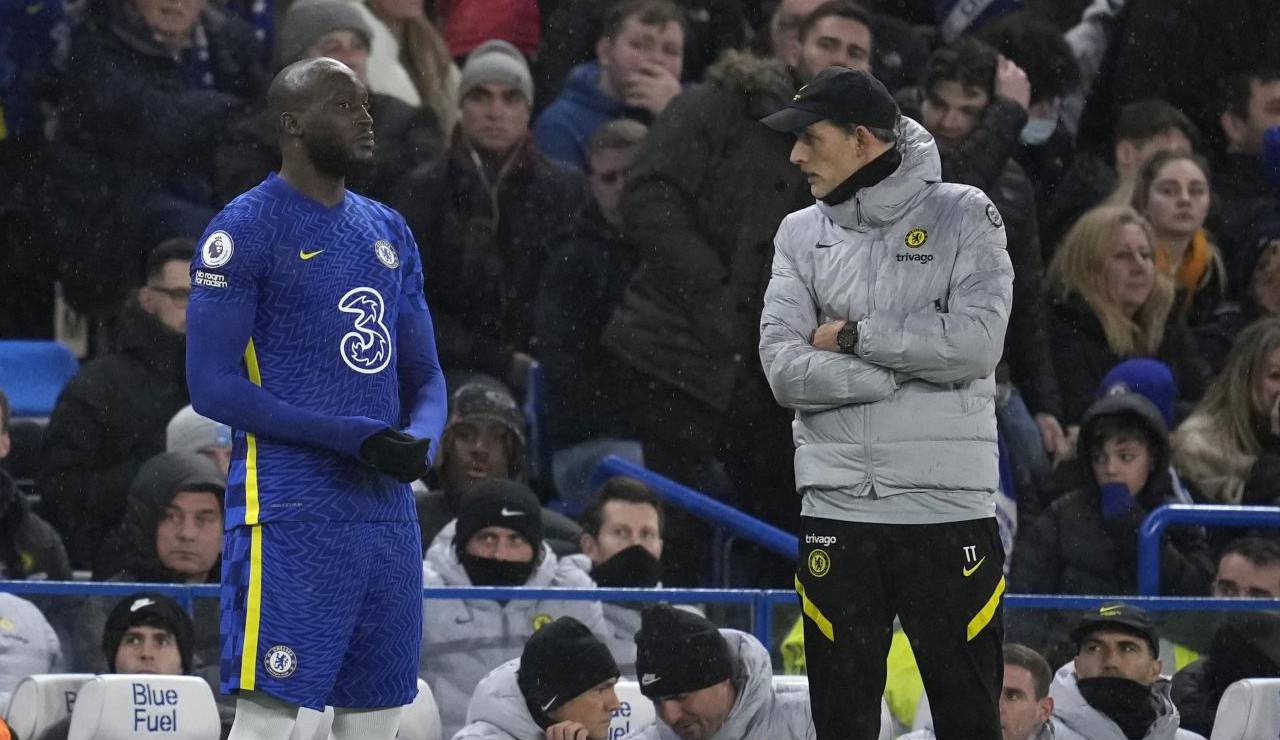 Romelu Lukaku e Thomas Tuchel al Chelsea
