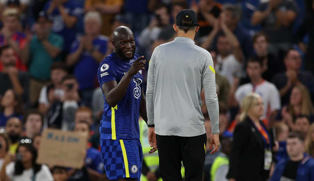 Thomas Tuchel Romelu Lukaku a colloquio