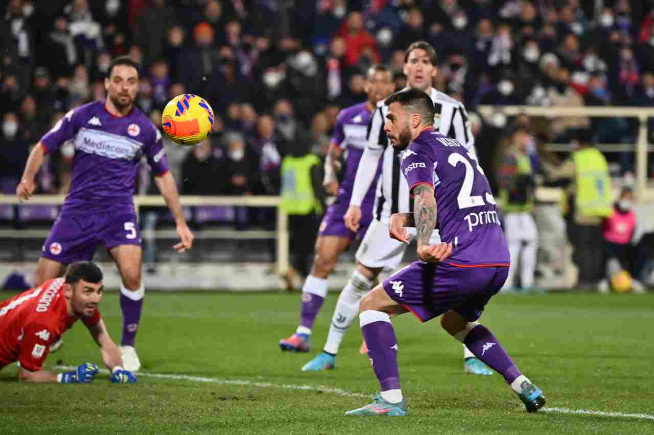 Juventus-Fiorentina. le formazioni ufficiali