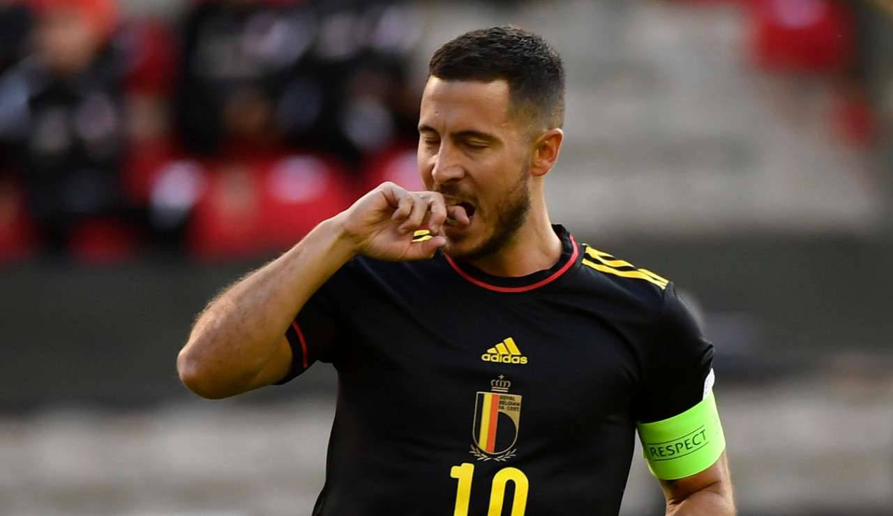 Eden Hazard in azione