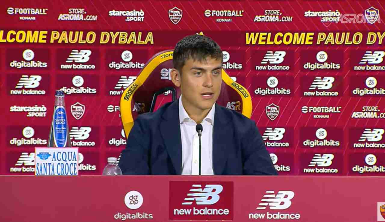 Paulo Dybala in conferenza stampa