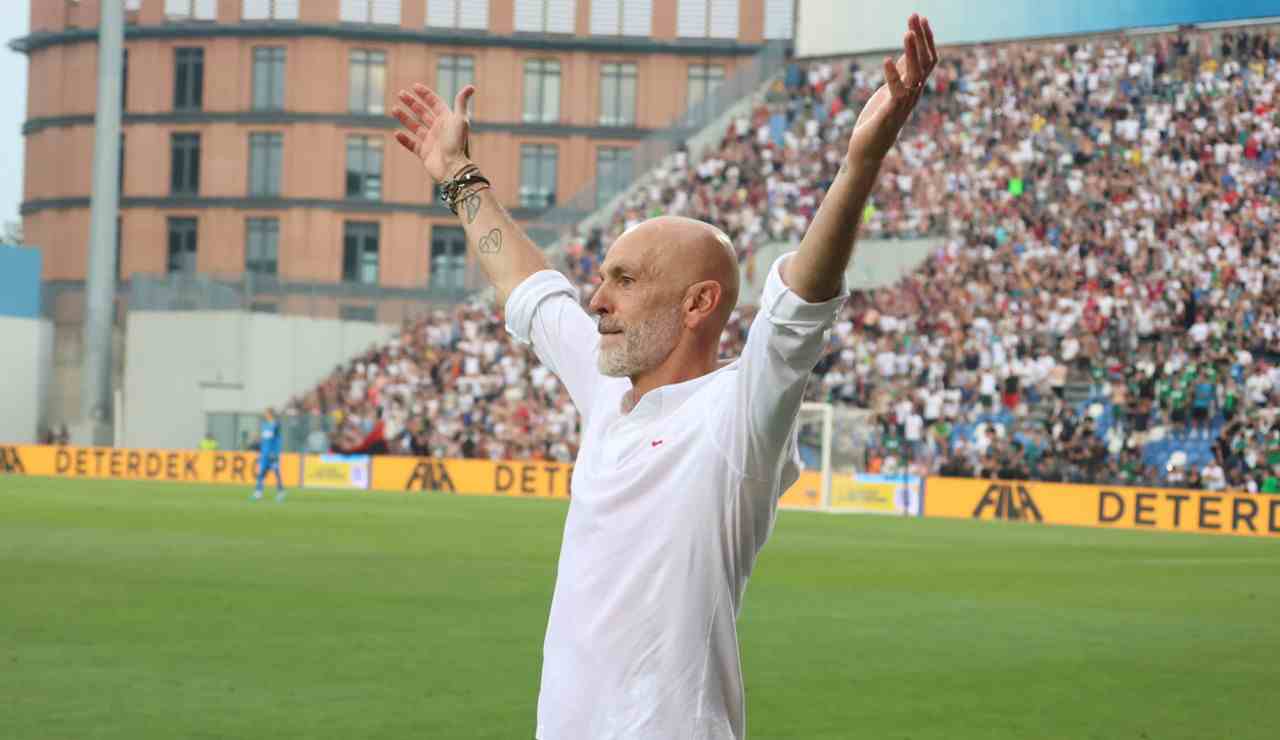 Stefano Pioli esultanza