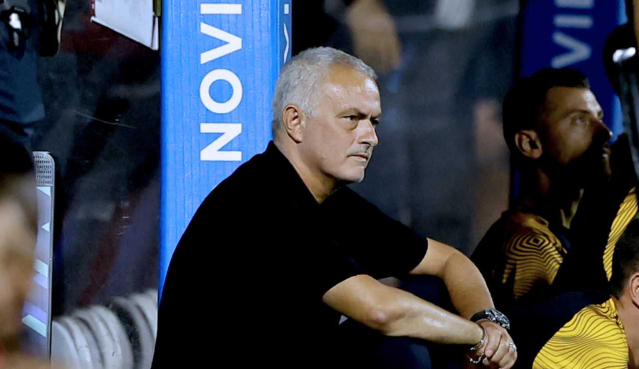 Jose Mourinho in panchina