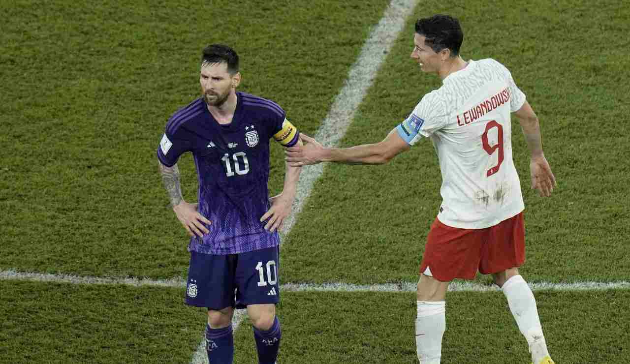 Lewandowski e Messi