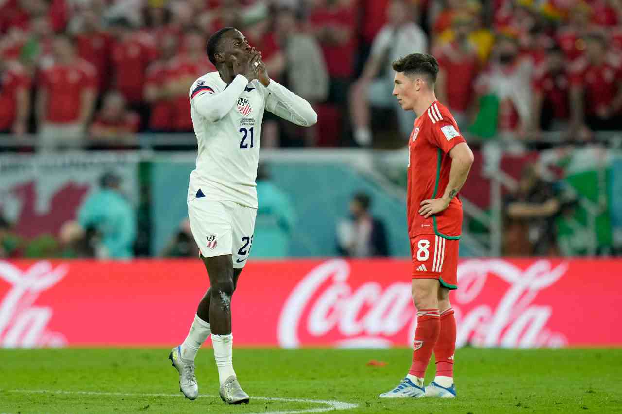 È pari di fuoco tra USA e Galles: Bale risponde a Weah