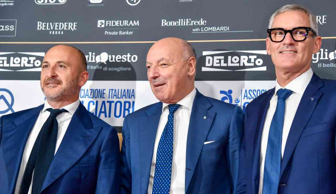 Giuseppe Marotta con Ausilio e Antonello