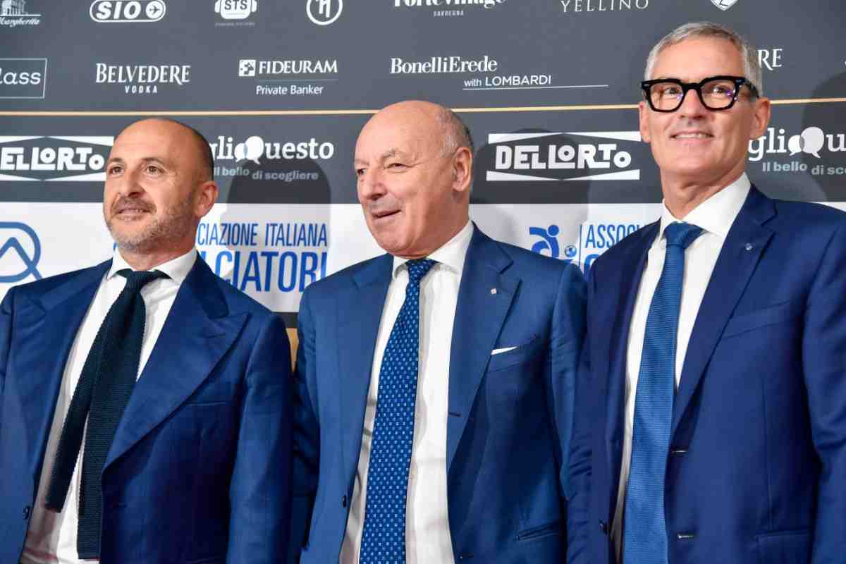 Giuseppe Marotta con Ausilio e Antonello