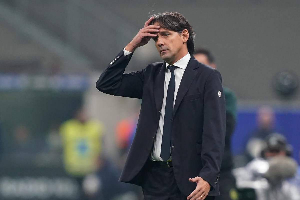 Simone Inzaghi preoccupato