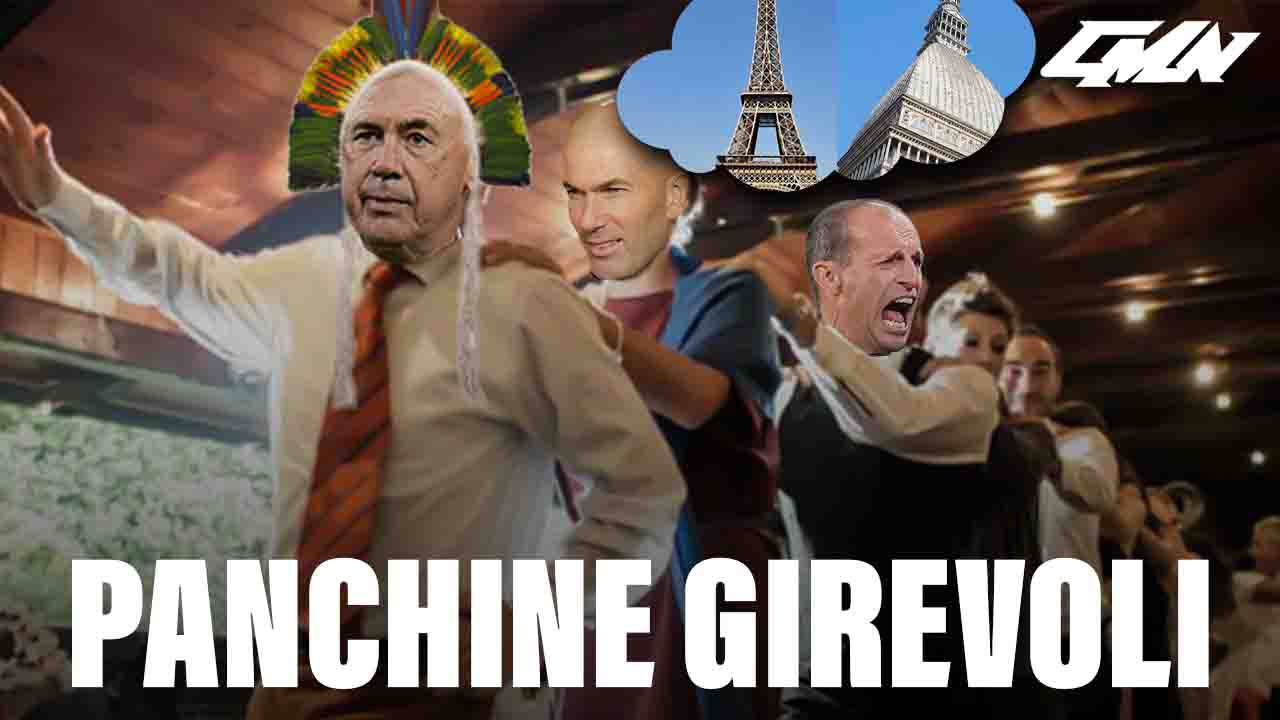 Ancelotti, Zidane e Allegri cambiano panchina
