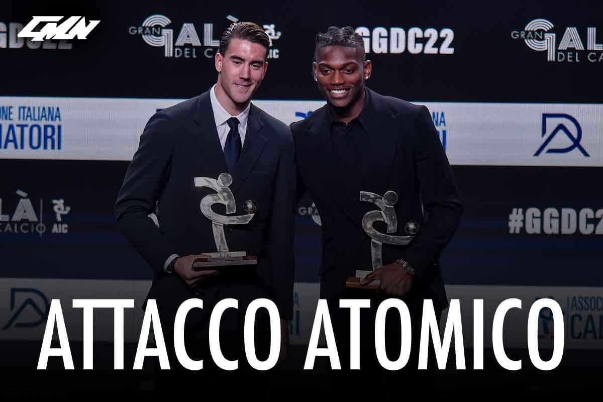 Leao insieme a Vlahovic, l'affare che scuote la Serie A