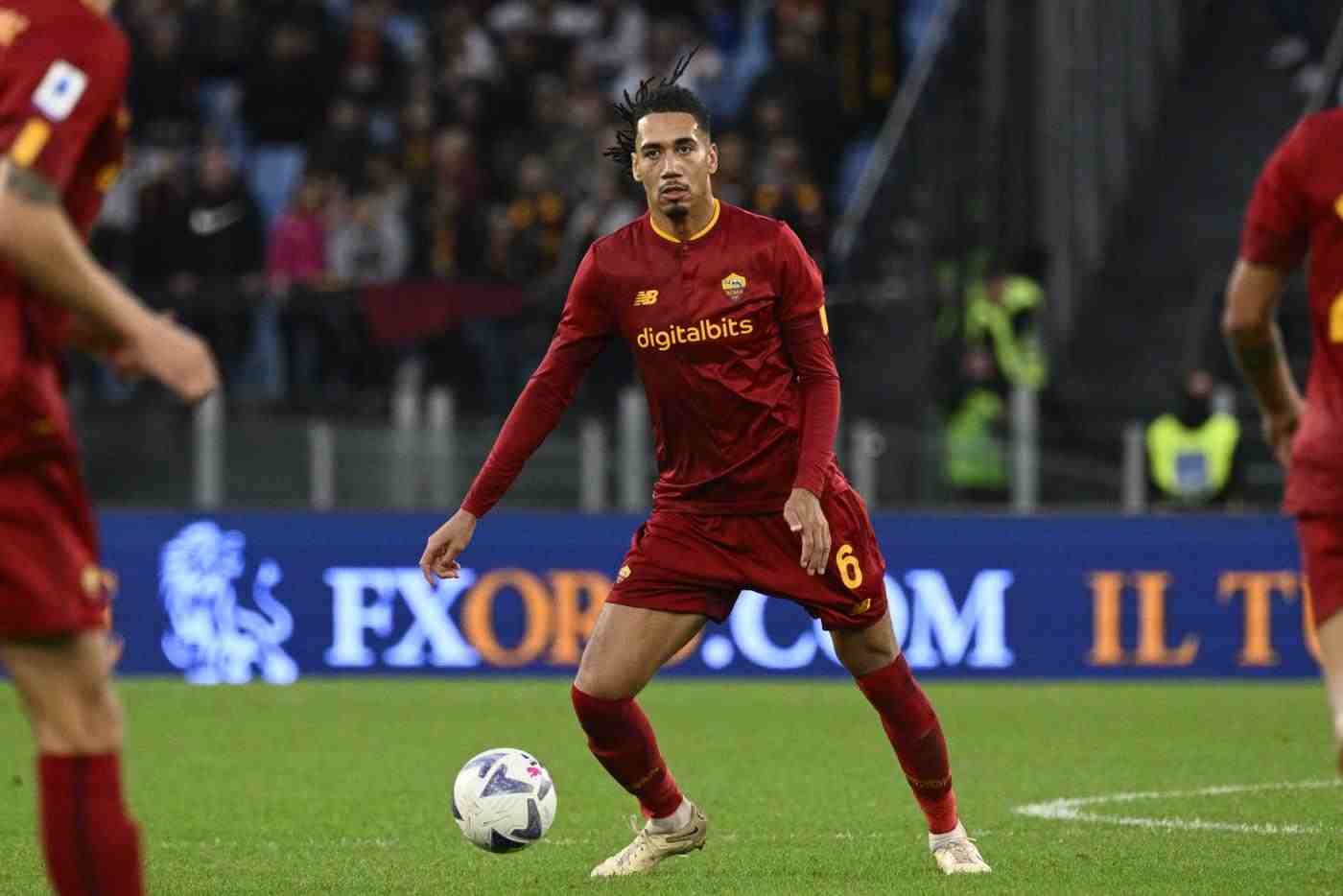 Chris Smalling in azione