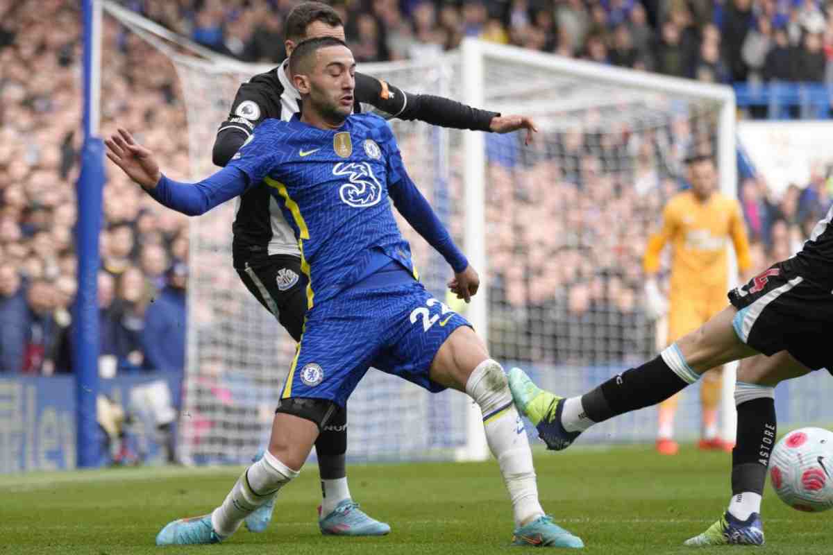 Hakim Ziyech in azione