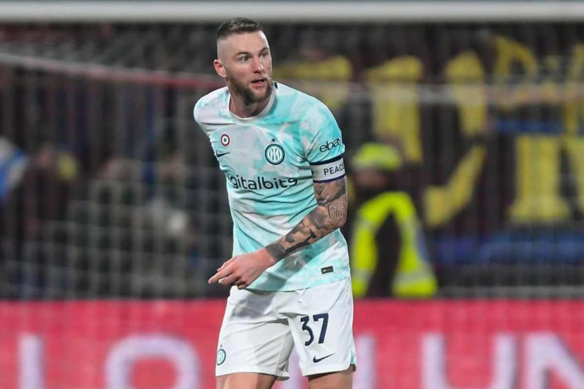 Milan Skriniar in azione