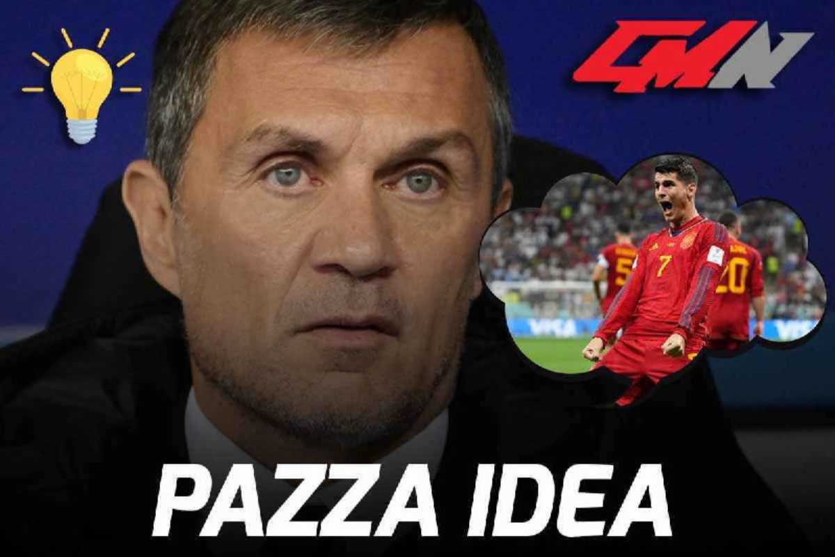 Paolo Maldini e Alvaro Morata: lo spagnolo potrebbe diventare rossonero