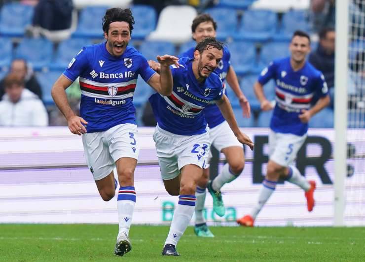 Tommaso Augello esultanza