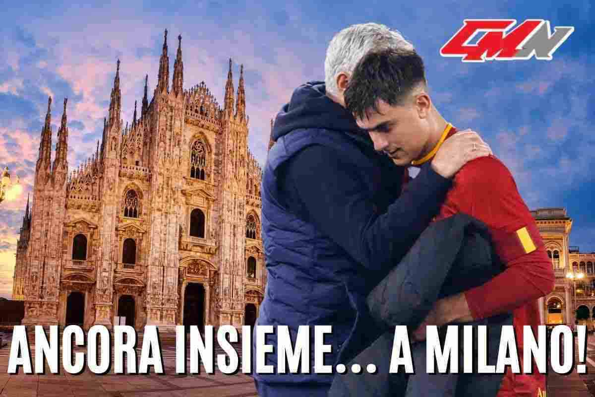 Mourinho e Dybala: insieme all'Inter