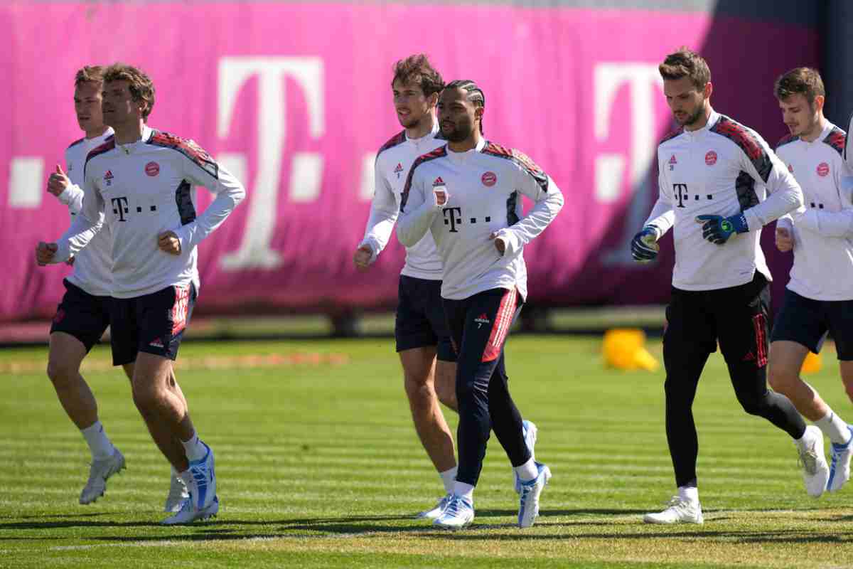 Bayern Monaco in allenamento