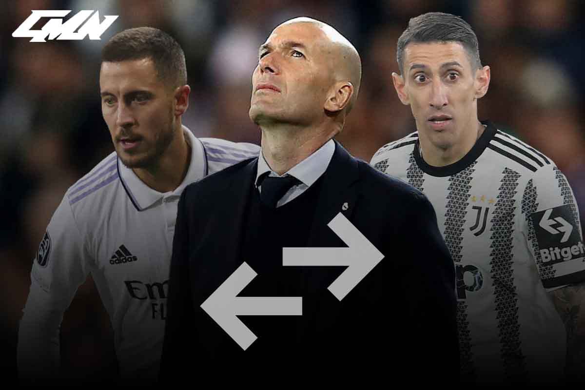 Zidane potrebbe diventare il nuovo tecnico della Juve. E potrebbe portare Hazard