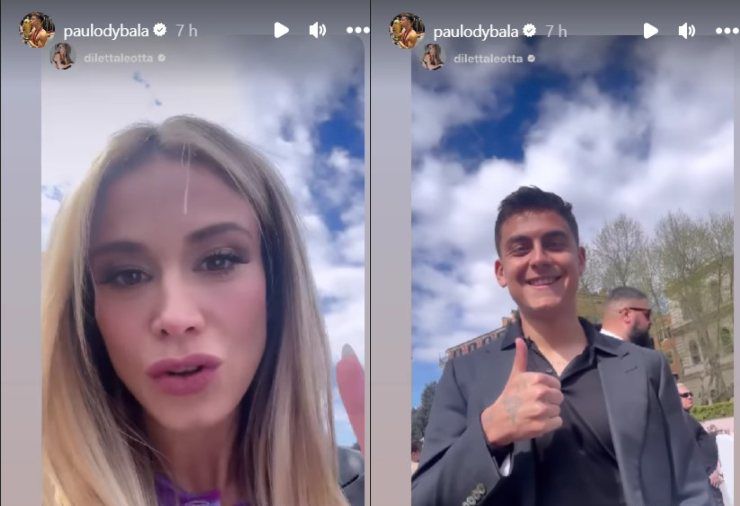 Diletta Leotta e Paulo Dybala insieme nelle Instagram stories