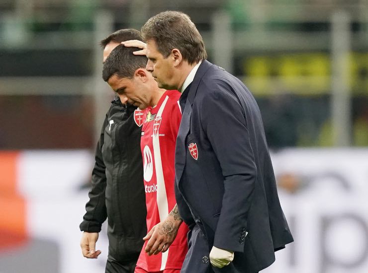 Sensi Monza infortunio