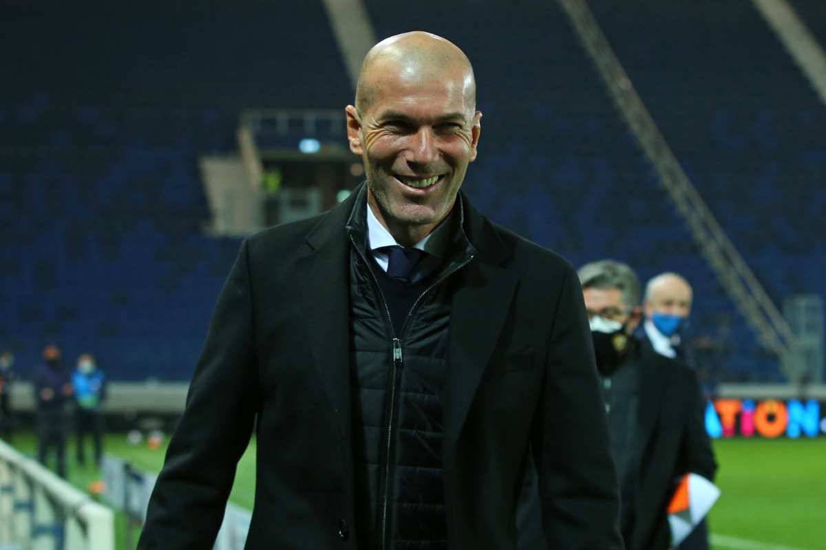 Zidane parla con la Juve