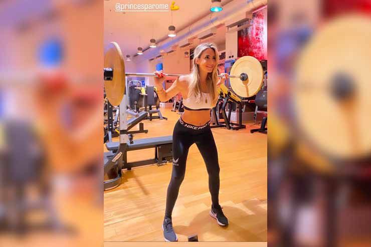 Giorgia Rossi allenamento palestra social